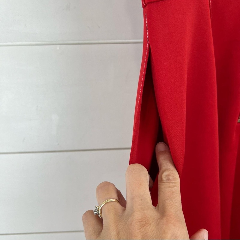 NEW Ted Baker LOHANNA Fit & Flare Dress Women Red Skater Mini 4-6 (ted2) - Picture 5 of 12
